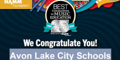 District named Best Community for Music Education 
