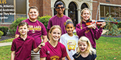 Students in Avon Lake school spirit wear
