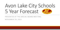 5-Year Forecast Approved