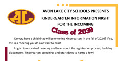 Kindergarten Information Night Flyer