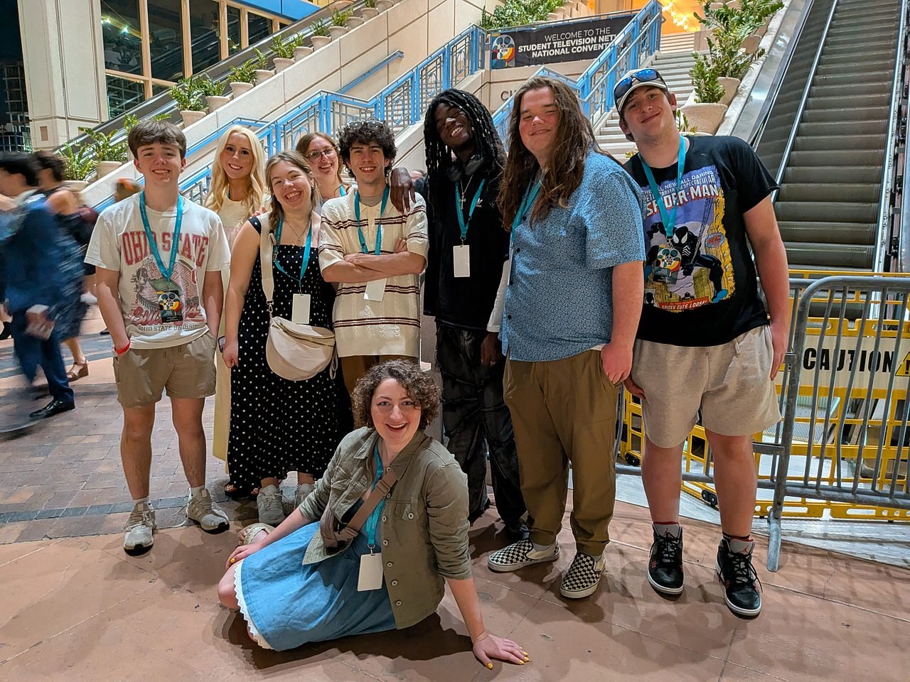 Anchor News Now team poses for group picture